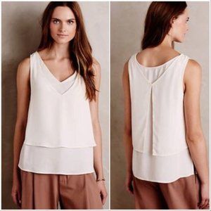 Anthropologie HD in Paris Cream Cedez Tank Size 0